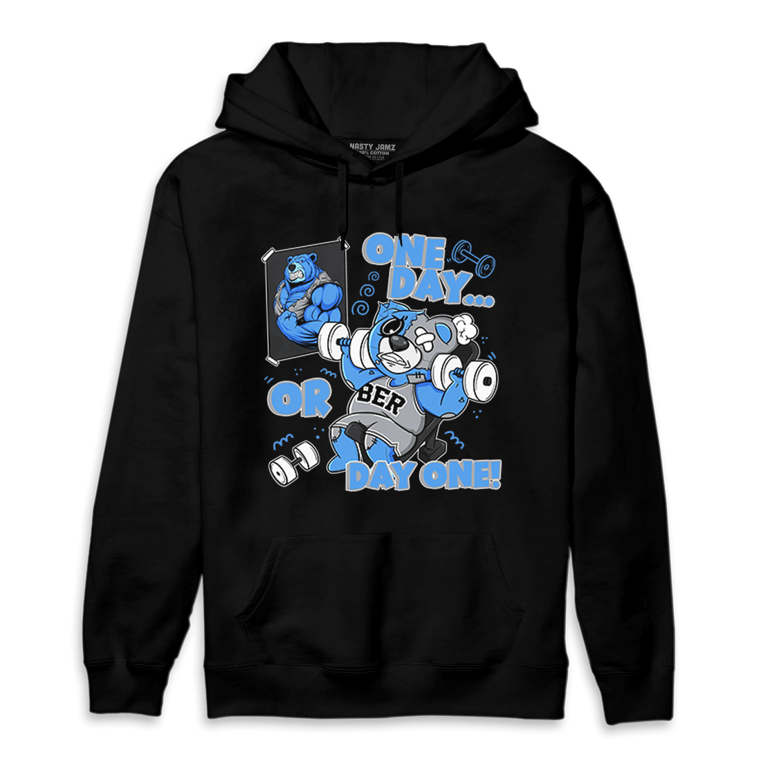 University Blue 5s Hoodie Match BER Gymmer - NastyJamz