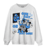 University Blue 5s Sweatshirt Match BER Gymmer - NastyJamz