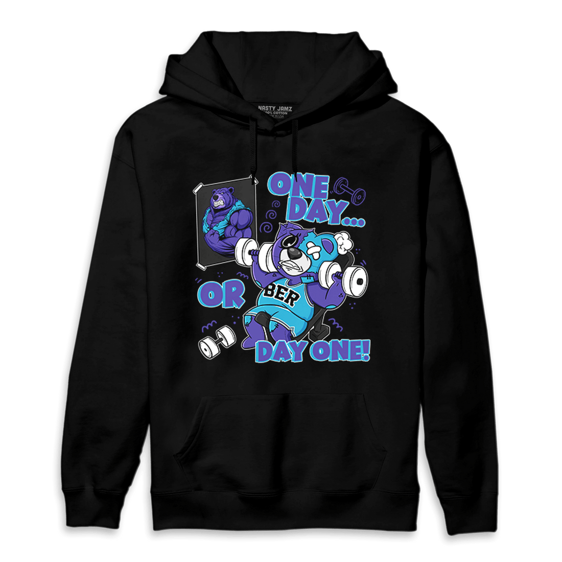 Aqua 6s Hoodie Match BER Gymmer - NastyJamz
