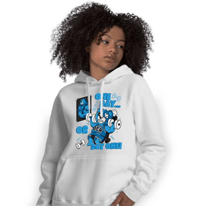 Powder Blue 9s Hoodie Match BER Gymmer - NastyJamz