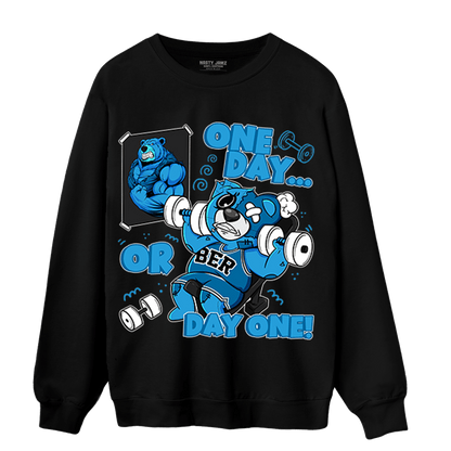 Powder Blue 9s Sweatshirt Match BER Gymmer - NastyJamz