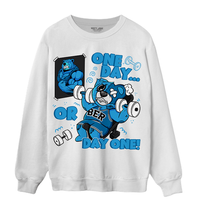 Powder Blue 9s Sweatshirt Match BER Gymmer - NastyJamz
