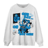 Powder Blue 9s Sweatshirt Match BER Gymmer - NastyJamz