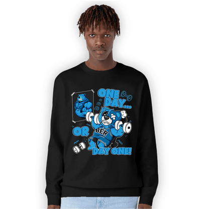 Powder Blue 9s Sweatshirt Match BER Gymmer - NastyJamz