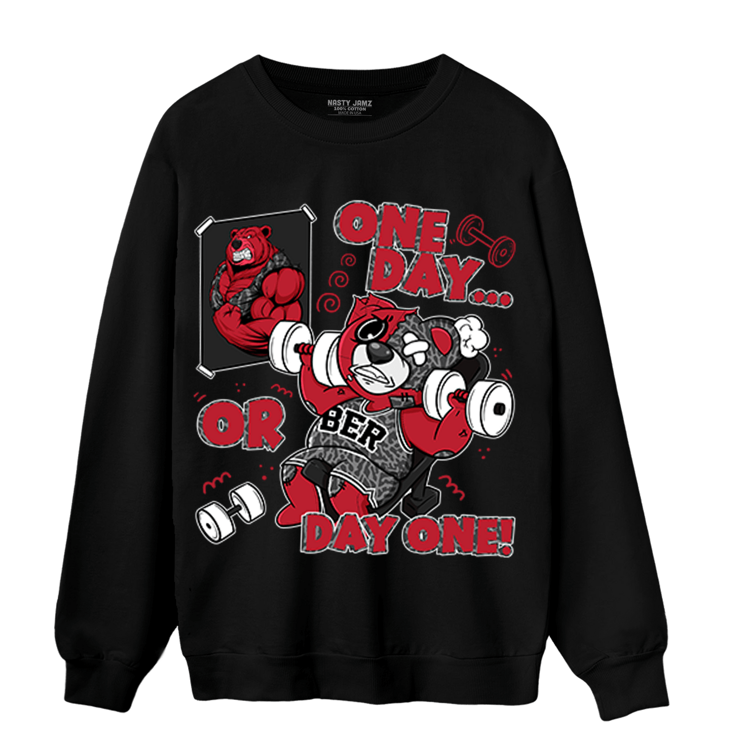 Spizike Low Bred Sweatshirt Match BER Gymmer - NastyJamz
