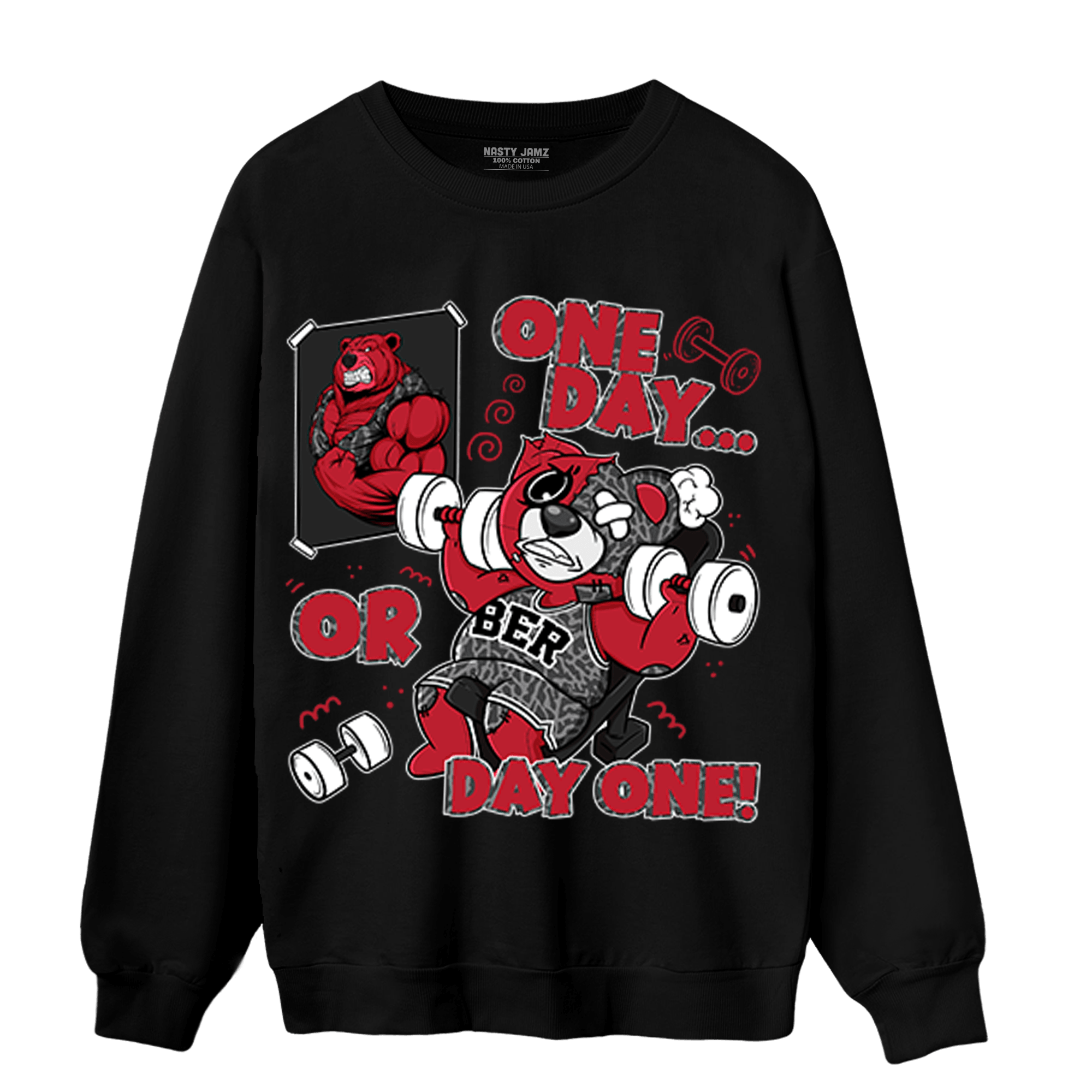 Spizike Low Bred Sweatshirt Match BER Gymmer - NastyJamz