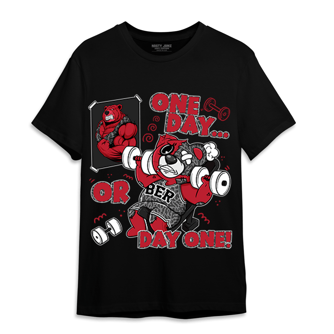 Spizike Low Bred T Shirt Match BER Gymmer - NastyJamz
