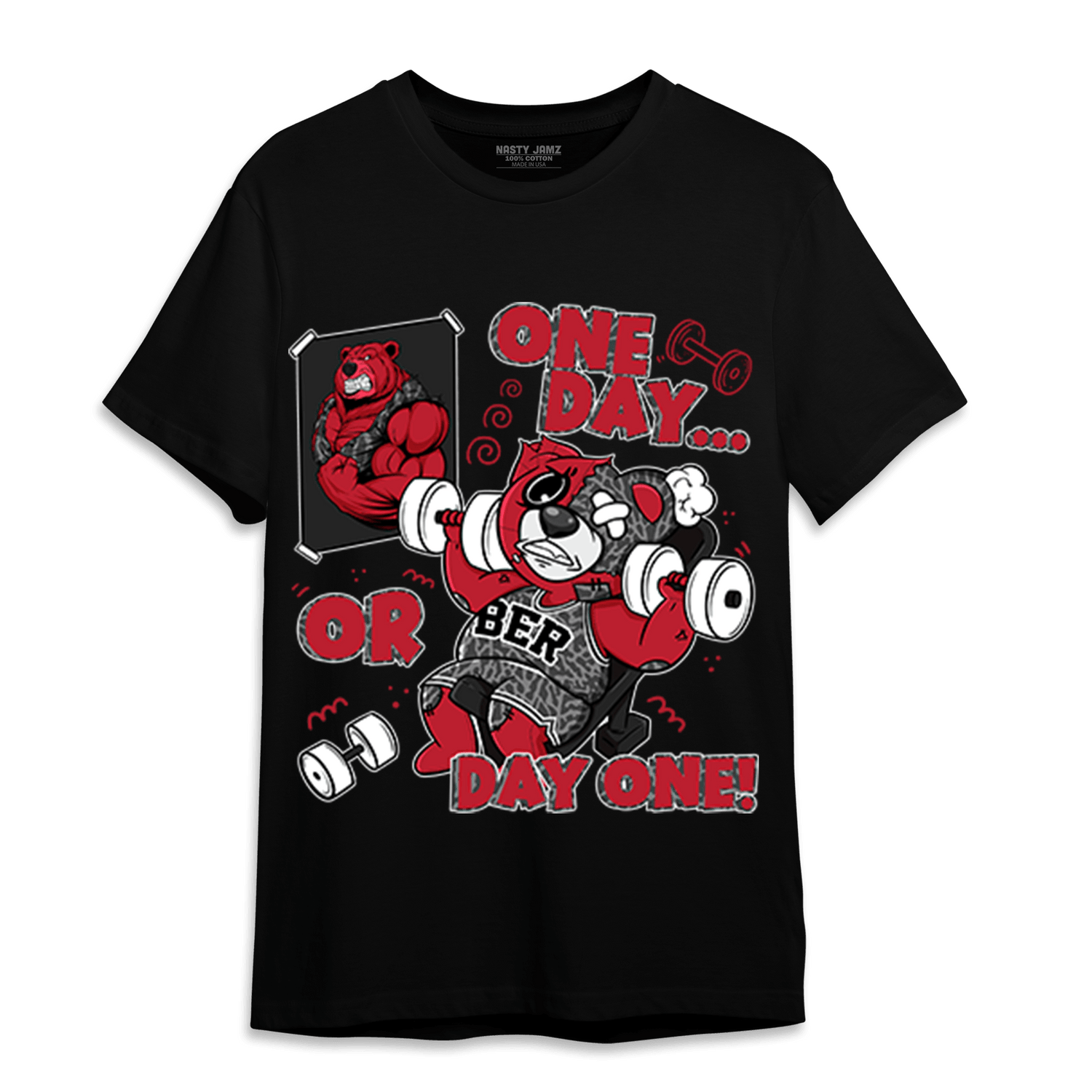 Spizike Low Bred T Shirt Match BER Gymmer - NastyJamz