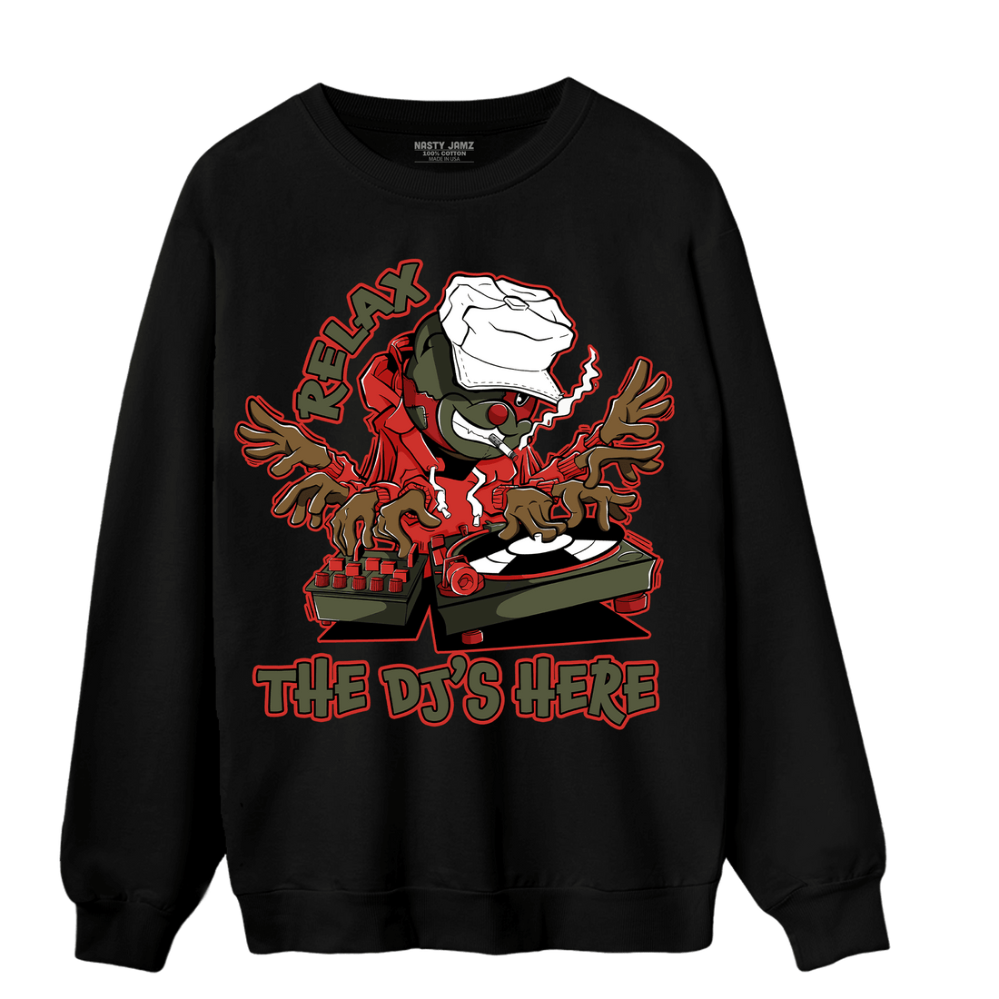 Dunk Low Mystic Red Sweatshirt Match BER The DJ Here - NastyJamz