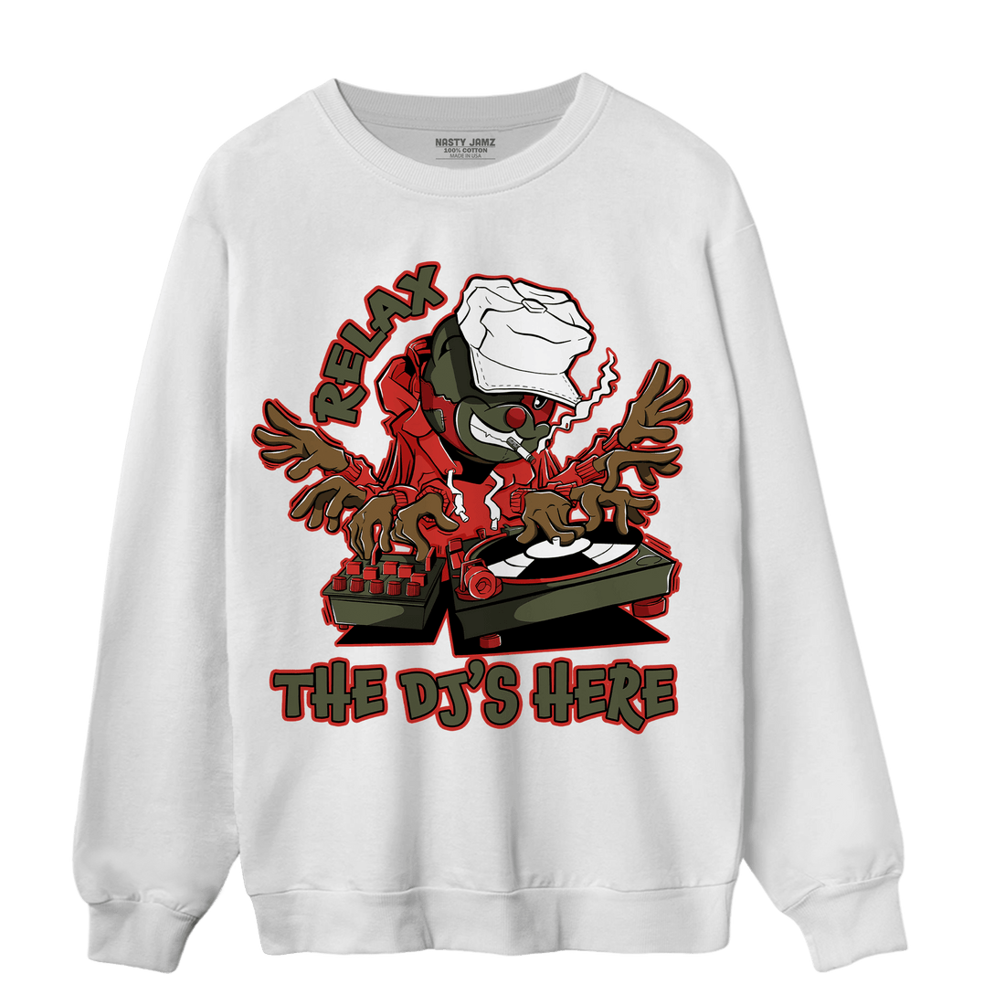 Dunk Low Mystic Red Sweatshirt Match BER The DJ Here - NastyJamz