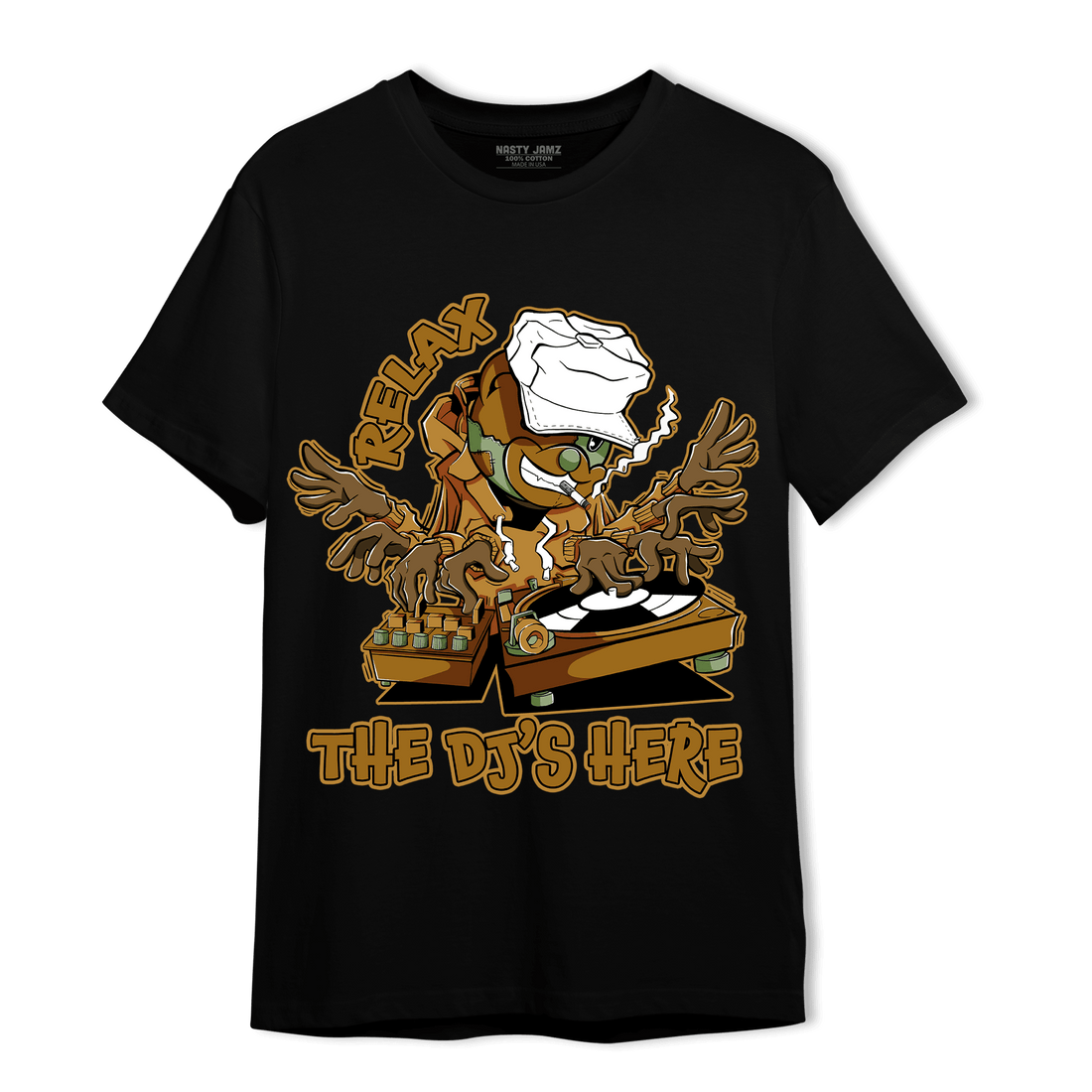 Wheat 13s T Shirt Match BER The DJ Here - NastyJamz