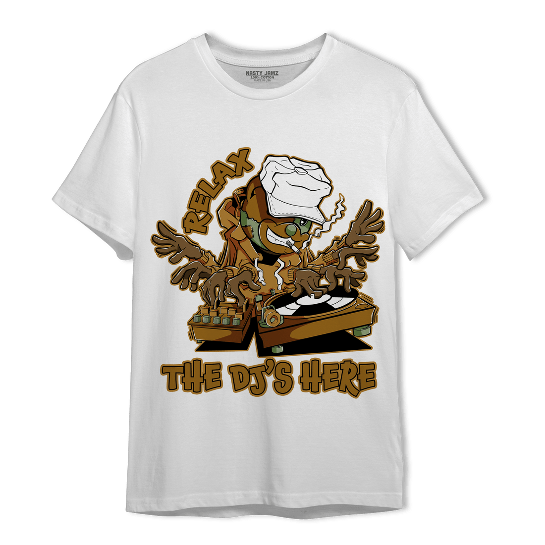 Wheat 13s T Shirt Match BER The DJ Here - NastyJamz