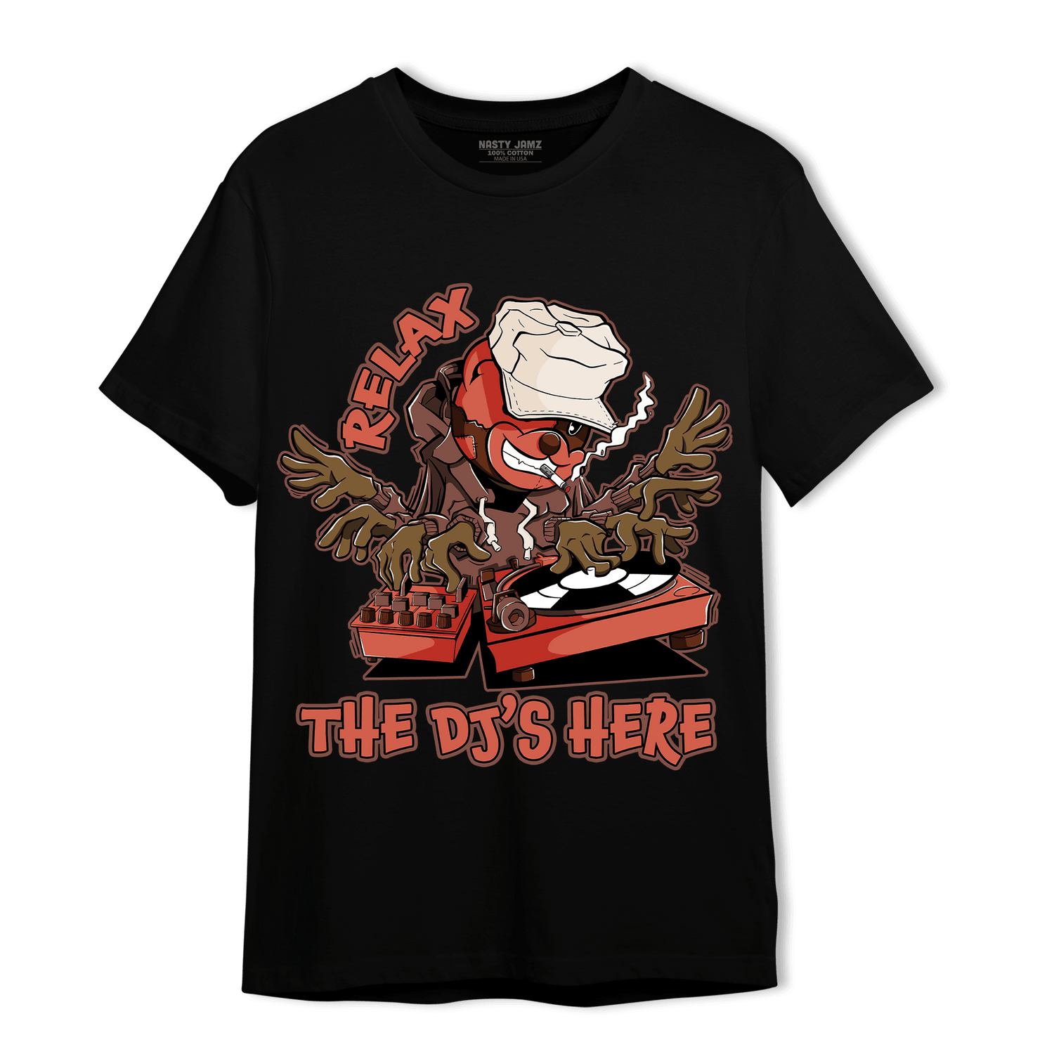 High OG Dusted Clay 1s T Shirt Match BER The DJ Here - NastyJamz