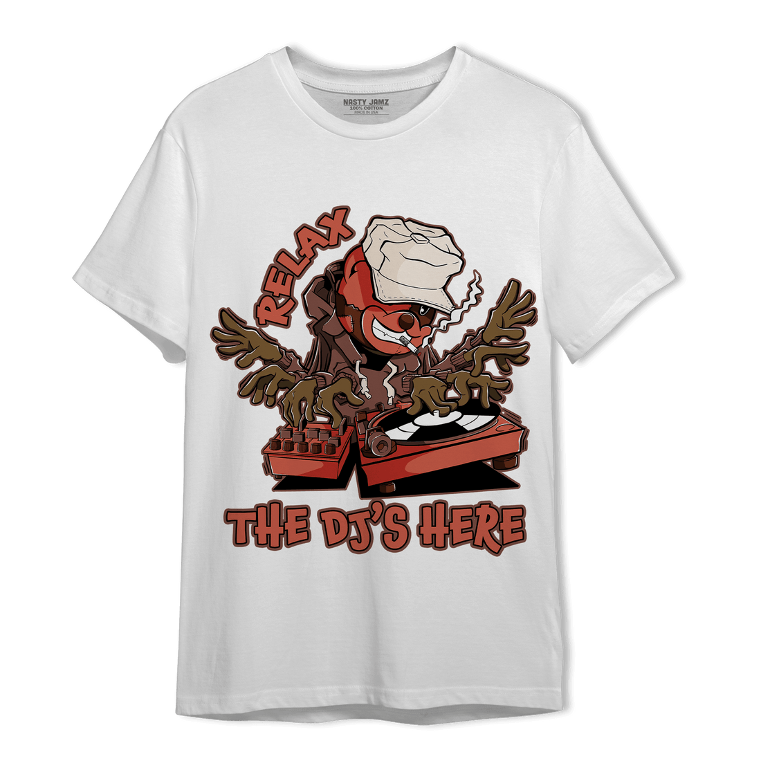 High OG Dusted Clay 1s T Shirt Match BER The DJ Here - NastyJamz