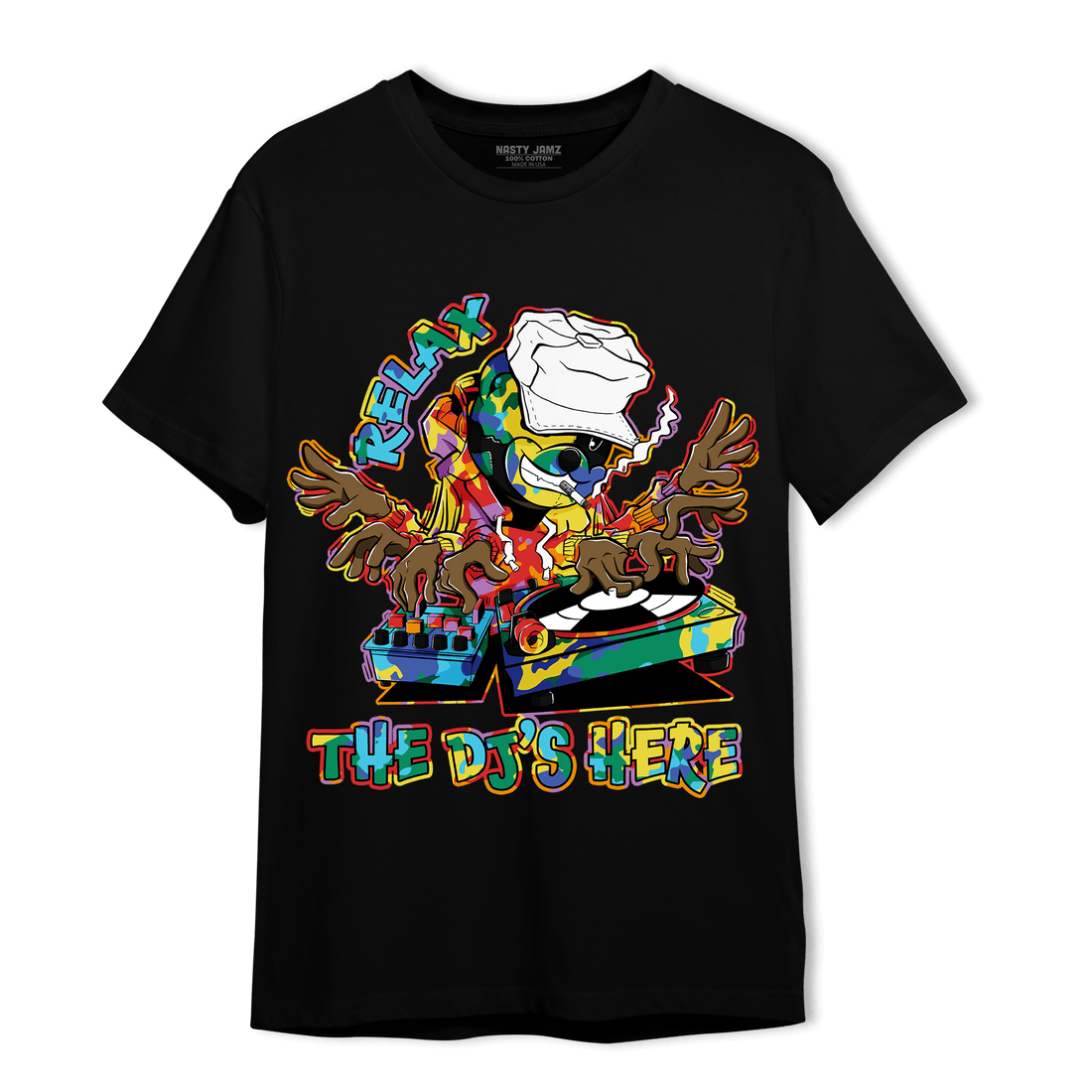 Mid GS Six Championships 1s T Shirt Match BER The DJ Here - NastyJamz