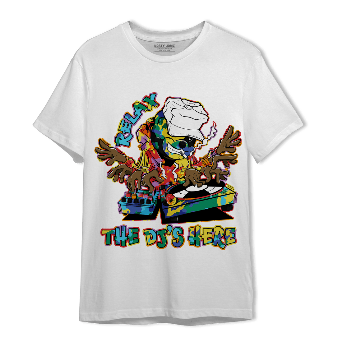 Mid GS Six Championships 1s T Shirt Match BER The DJ Here - NastyJamz