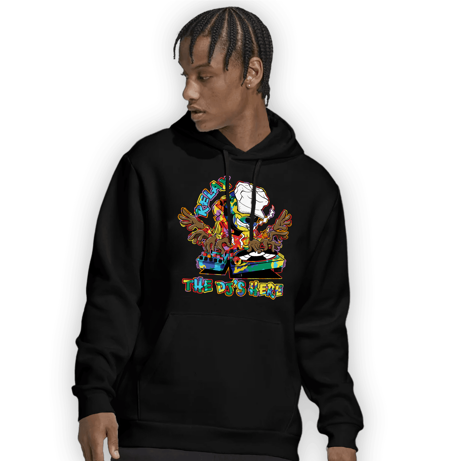 Mid GS Six Championships 1s Hoodie Match BER The DJ Here - NastyJamz