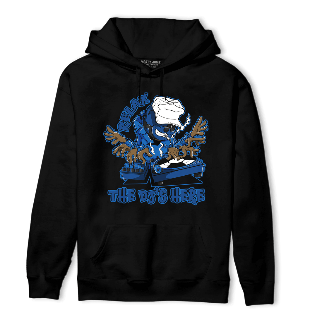 Royal Reimagined 1s Hoodie Match BER The DJ Here - NastyJamz