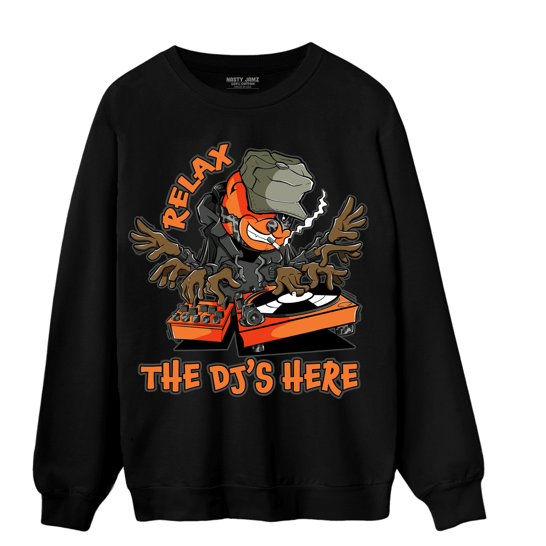Fear Pack 3s Sweatshirt Match BER The DJ Here - NastyJamz