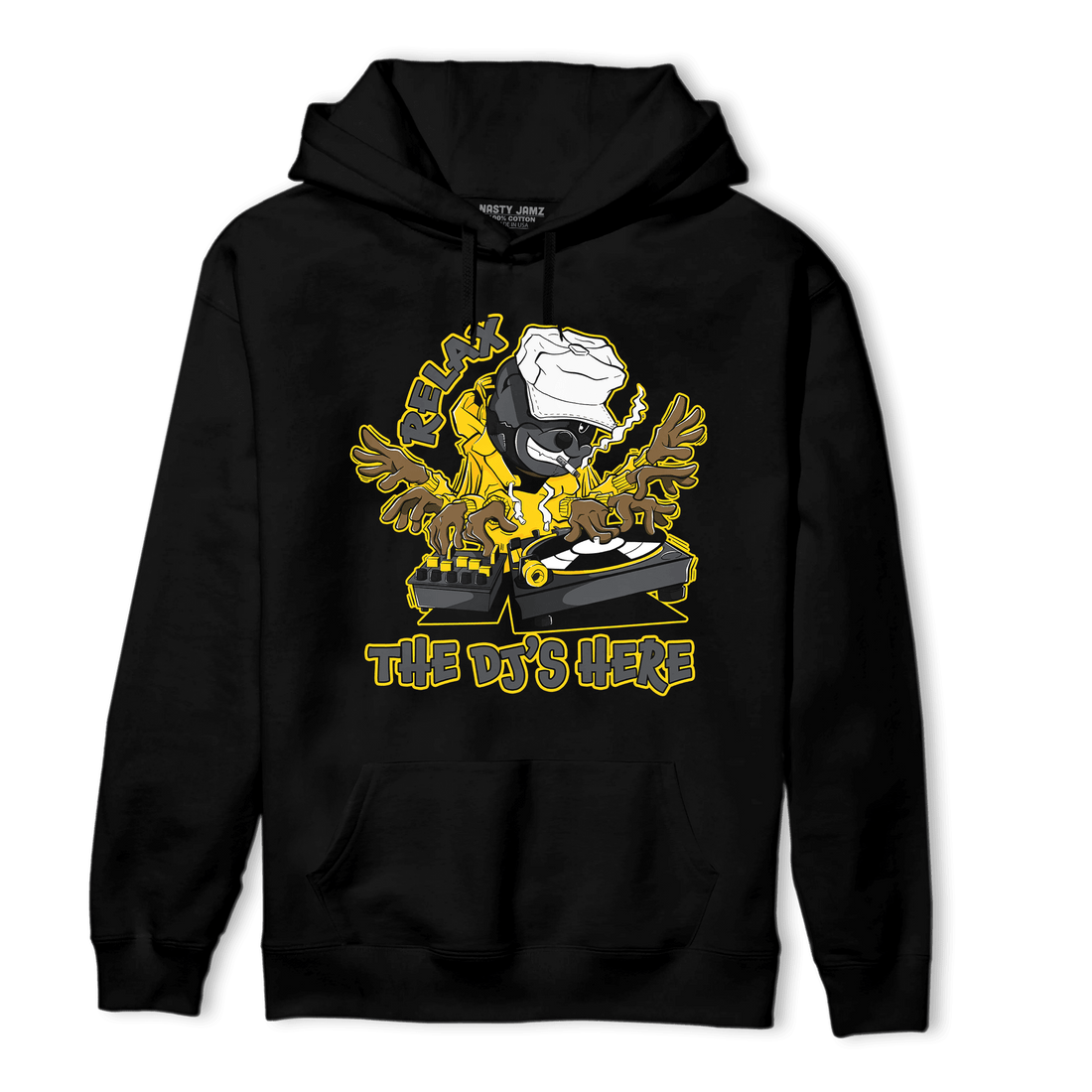 Thunder 4s Hoodie Match BER The DJ Here - NastyJamz
