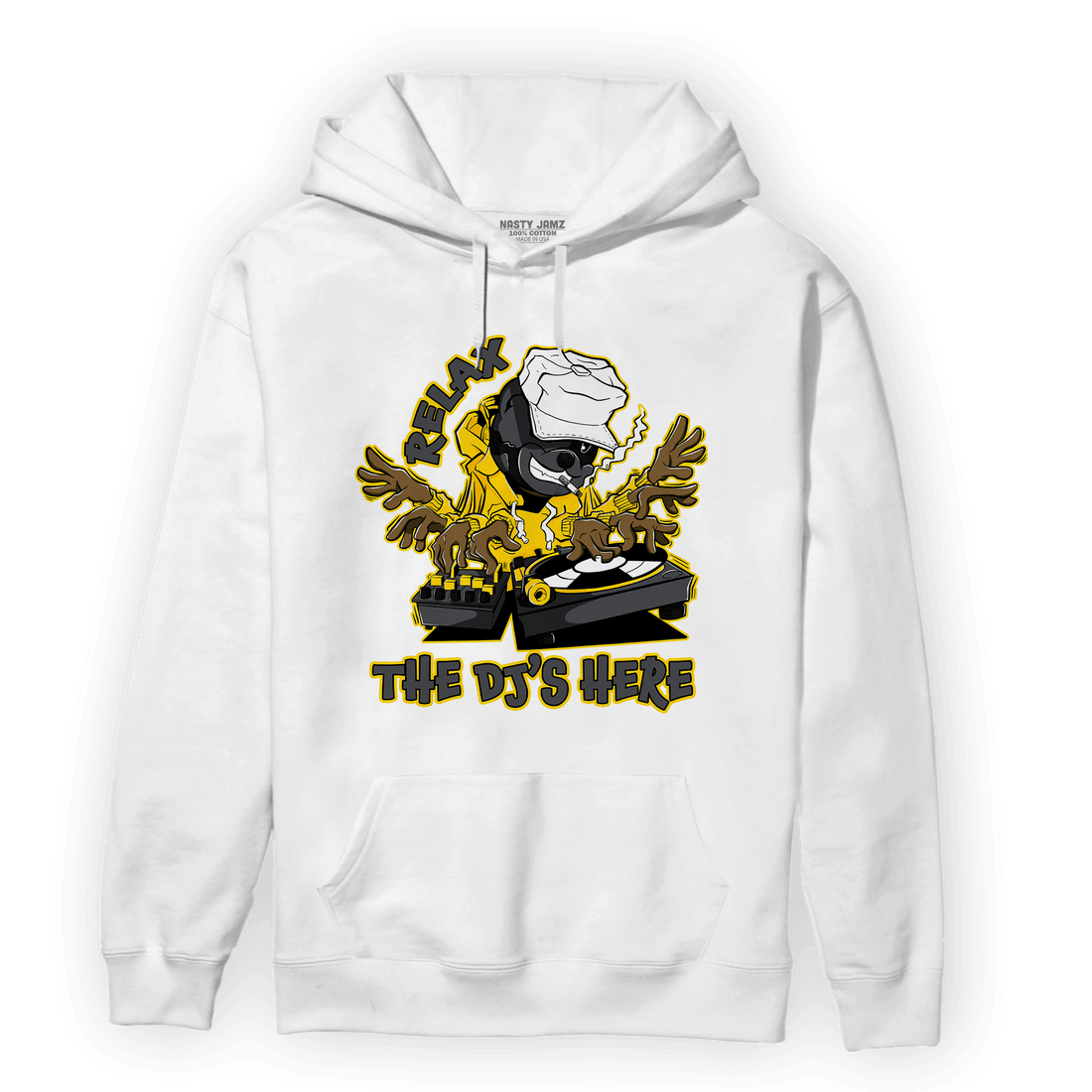 Thunder 4s Hoodie Match BER The DJ Here - NastyJamz