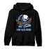 Midnight Navy 5s Hoodie Match BER The DJ Here - NastyJamz