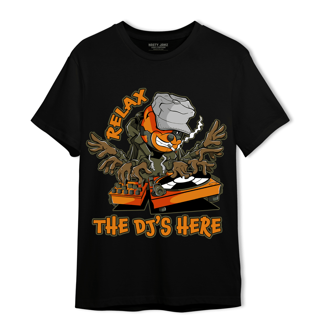Olive 5s T Shirt Match BER The DJ Here - NastyJamz