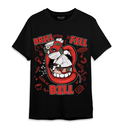 Dunk Low Mystic Red T Shirt Match BER The Dentist - NastyJamz