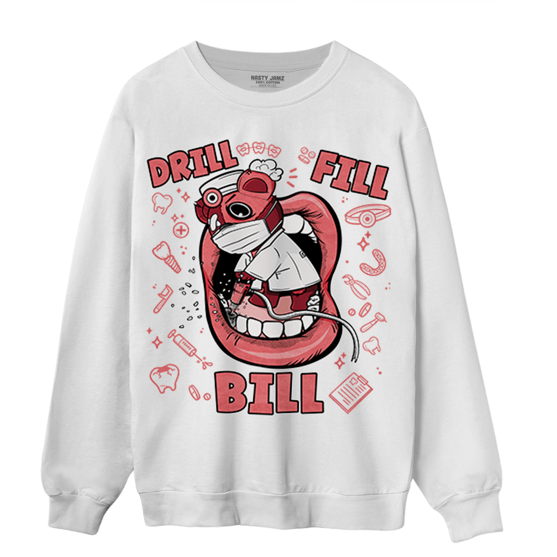 Dunk Low WMNS Valentine Day Sweatshirt Match BER The Dentist - NastyJamz