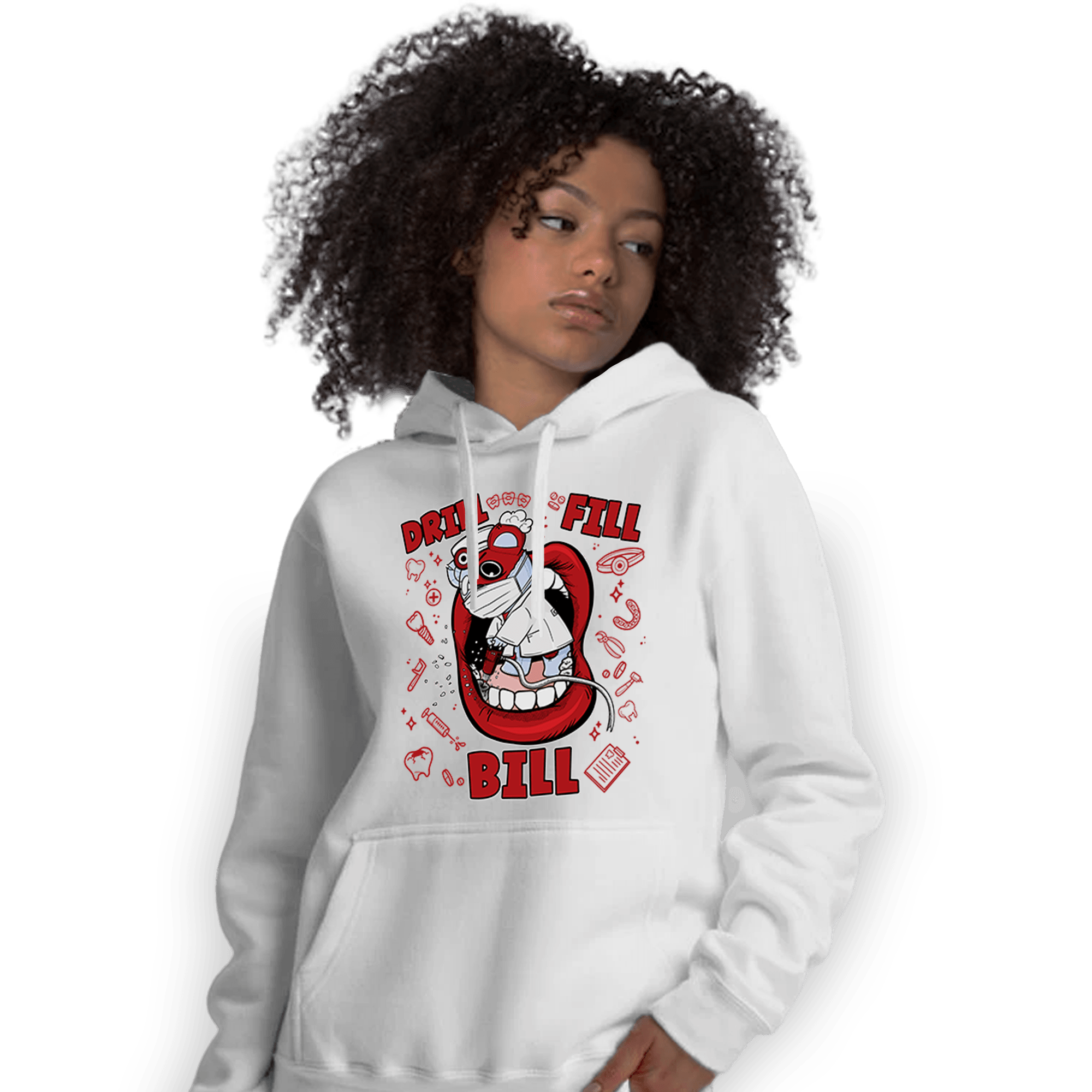 Cherry 11s Hoodie Match BER The Dentist - NastyJamz