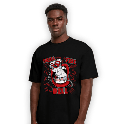 Cherry 11s T Shirt Match BER The Dentist - NastyJamz
