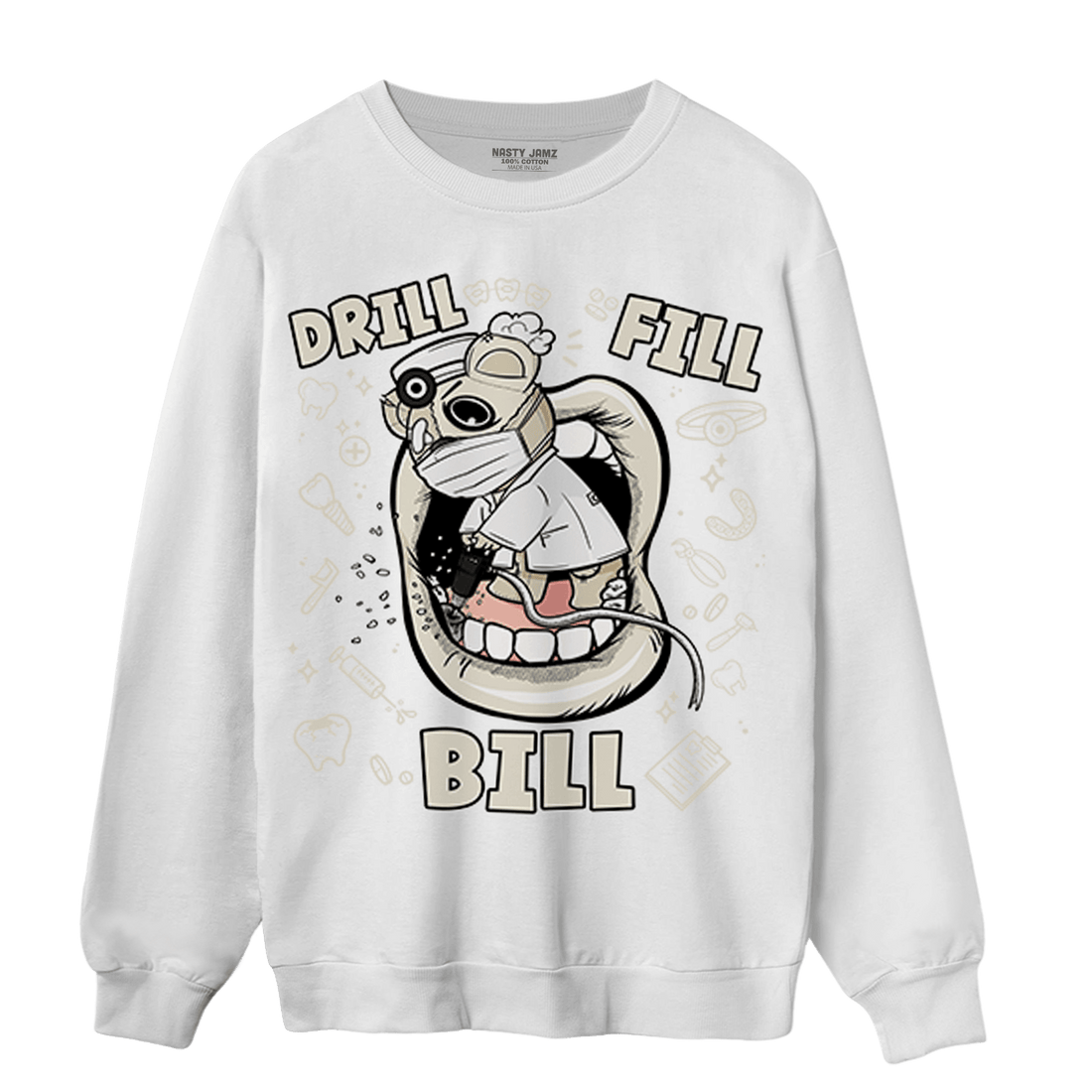 Gratitude 11s Sweatshirt Match BER The Dentist - NastyJamz