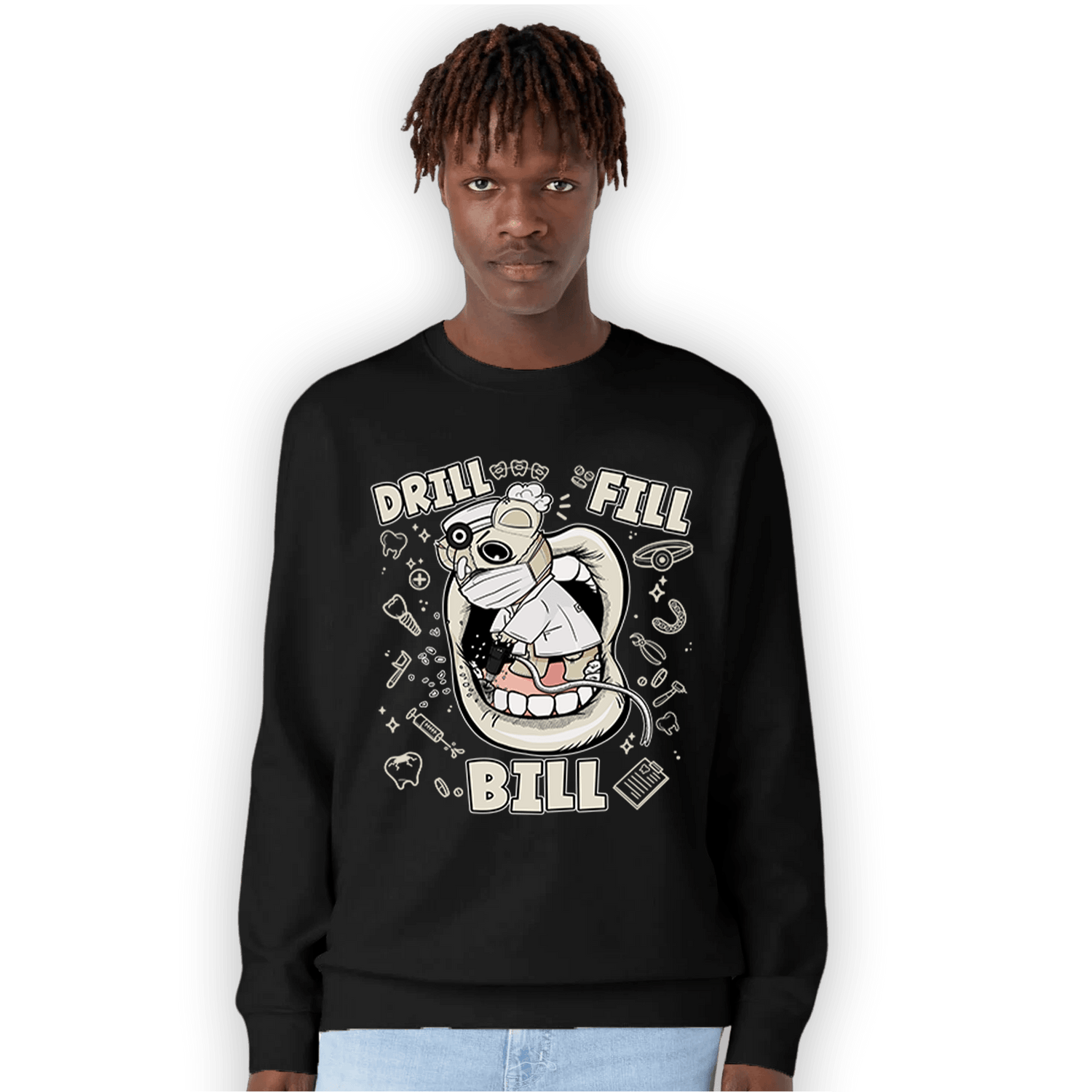 Gratitude 11s Sweatshirt Match BER The Dentist - NastyJamz