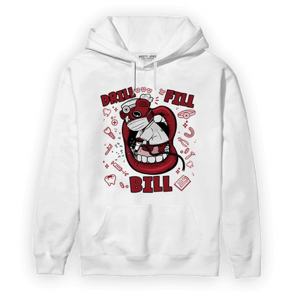 Cherry 12s Hoodie Match BER The Dentist - NastyJamz
