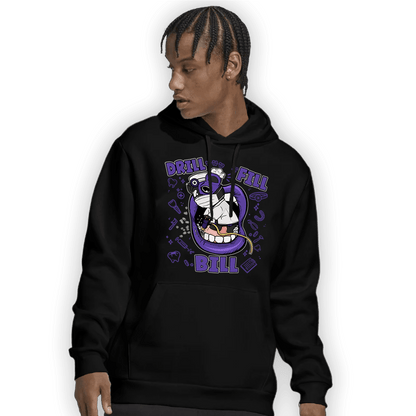 Field Purple 12s Hoodie Match BER The Dentist - NastyJamz