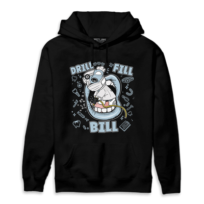 Blue Grey 13s Hoodie Match BER The Dentist - NastyJamz