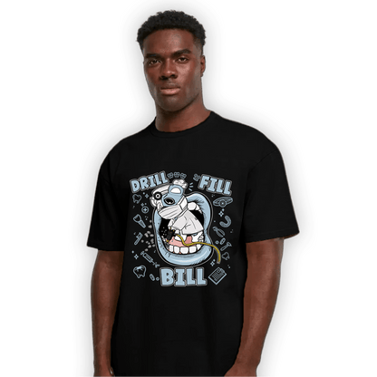 Blue Grey 13s T Shirt Match BER The Dentist - NastyJamz