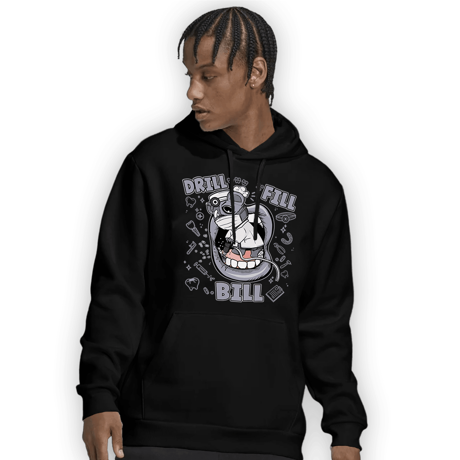 Stealth 14s Hoodie Match BER The Dentist - NastyJamz