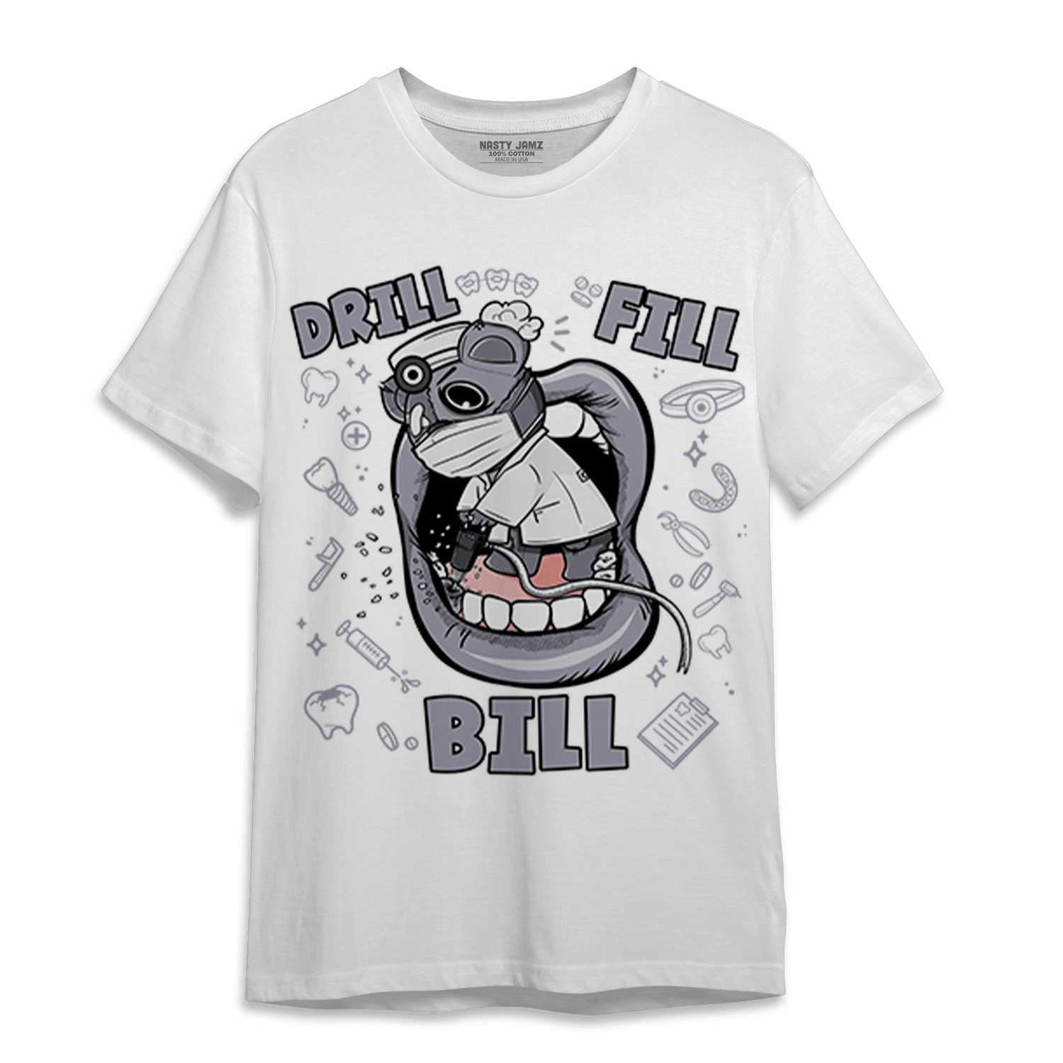 Stealth 14s T Shirt Match BER The Dentist - NastyJamz