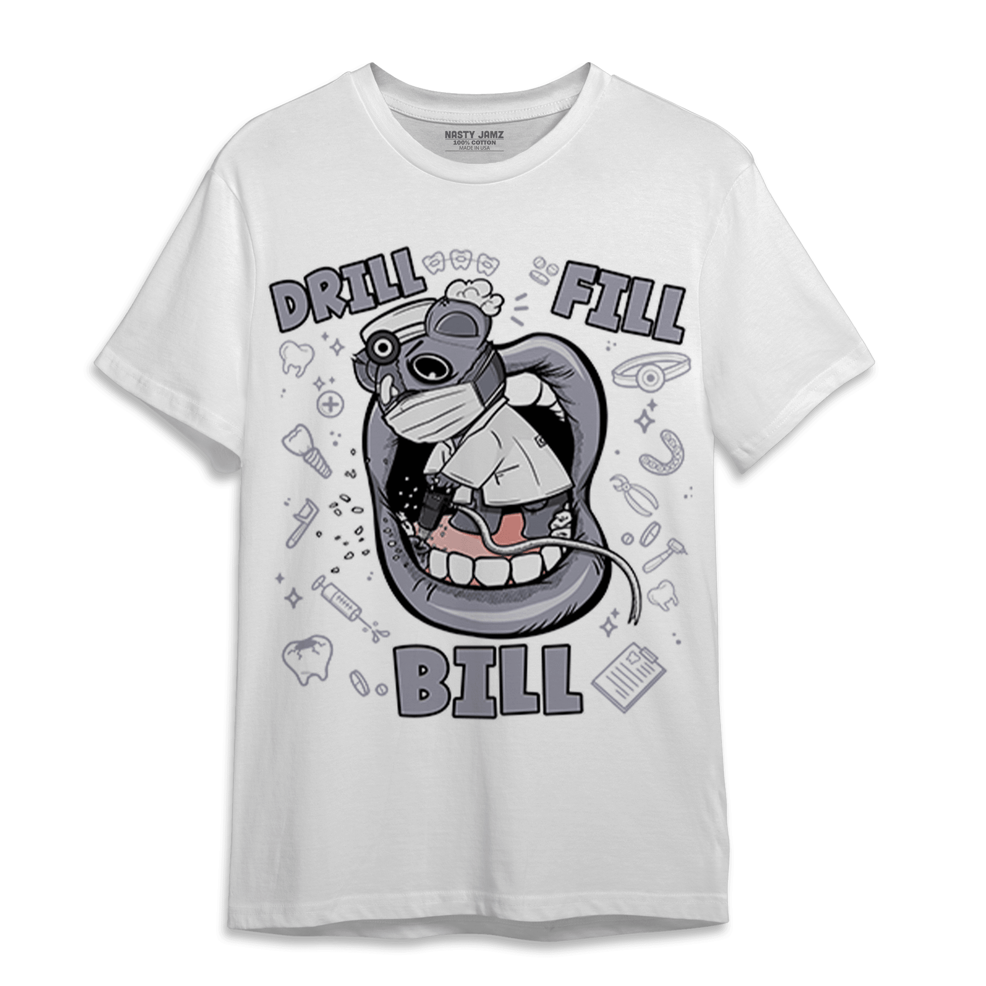 Stealth 14s T Shirt Match BER The Dentist - NastyJamz