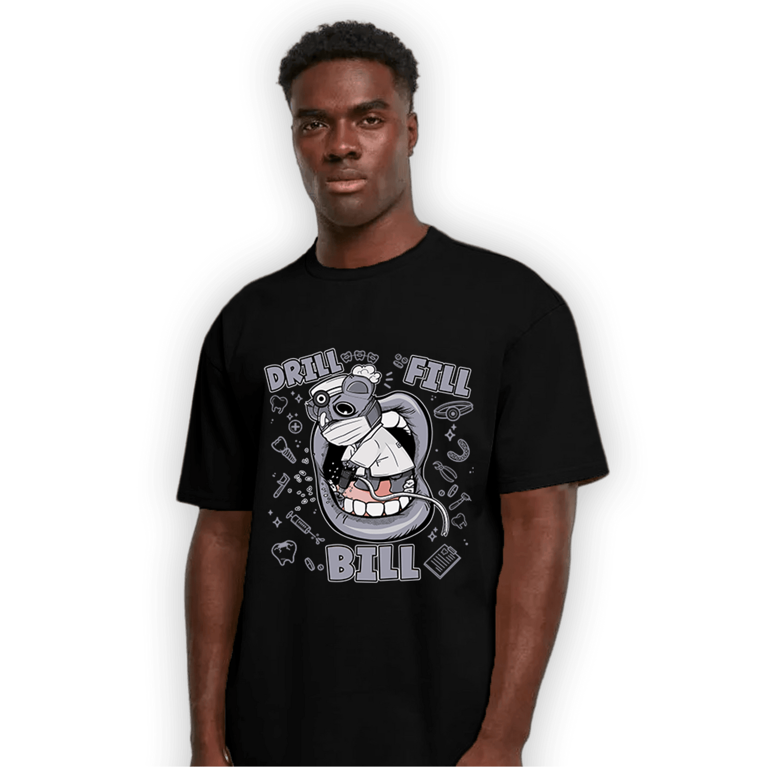 Stealth 14s T Shirt Match BER The Dentist - NastyJamz