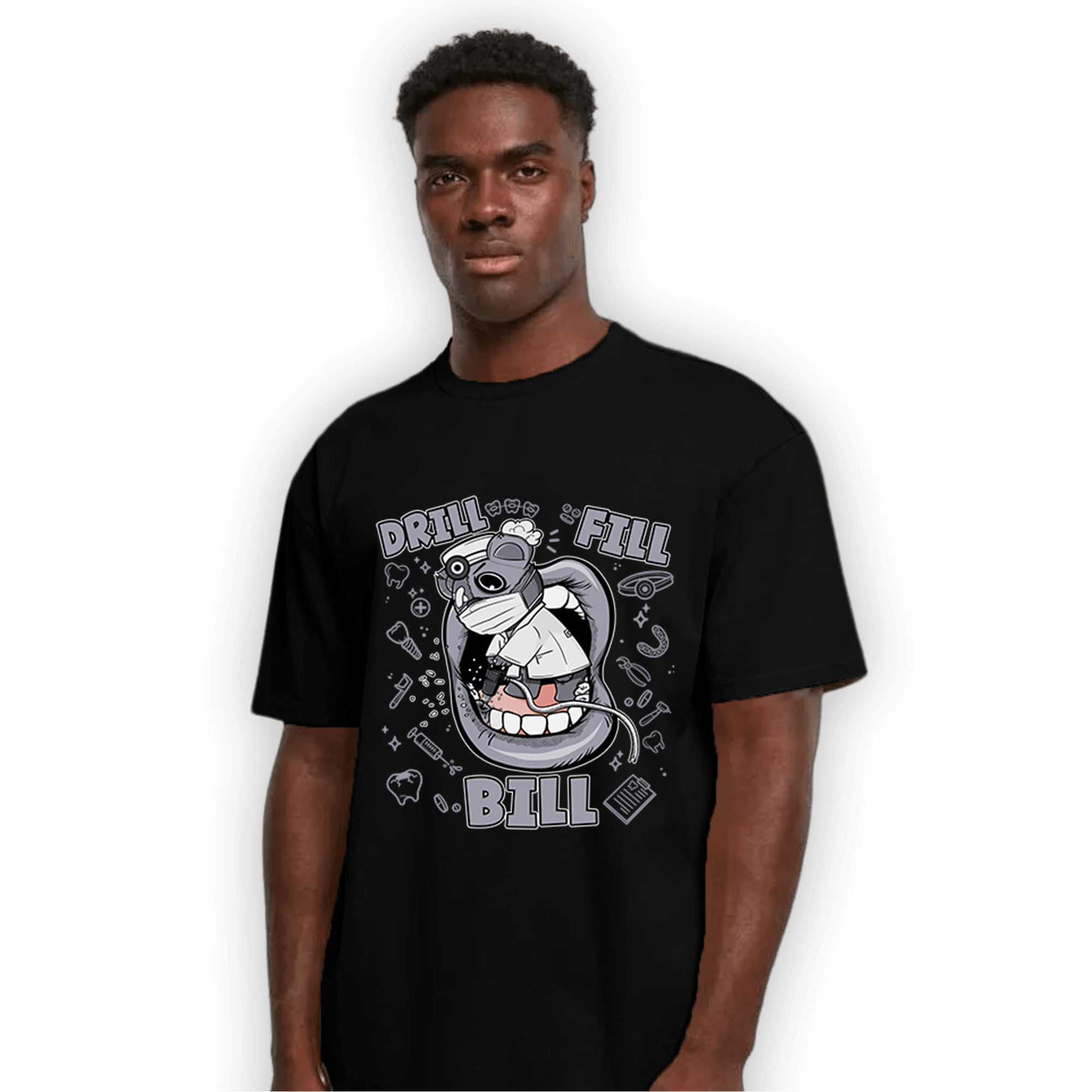 Stealth 14s T Shirt Match BER The Dentist - NastyJamz