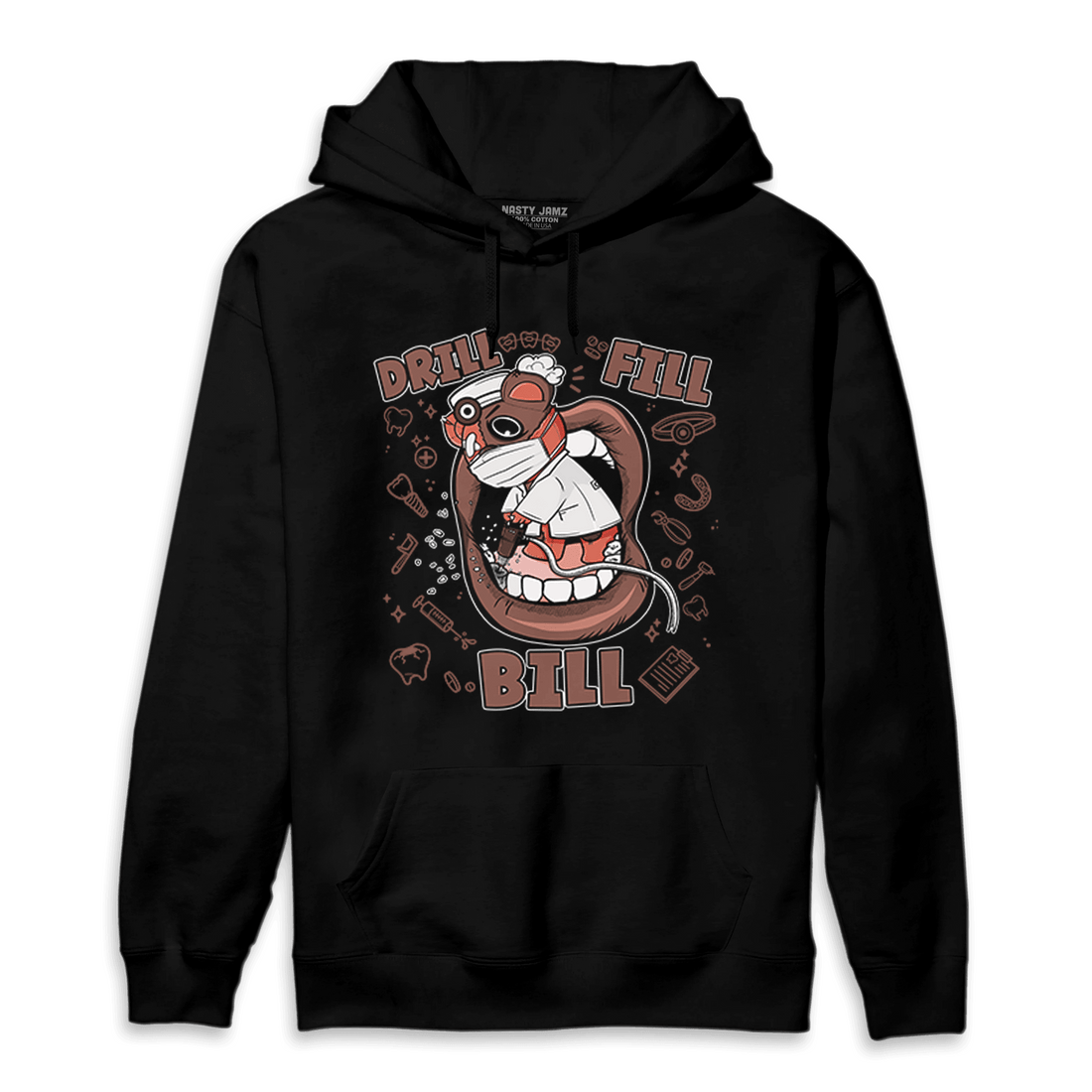 High OG Dusted Clay 1s Hoodie Match BER The Dentist - NastyJamz