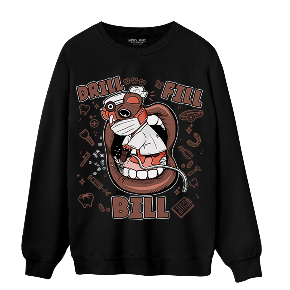 High OG Dusted Clay 1s Sweatshirt Match BER The Dentist - NastyJamz