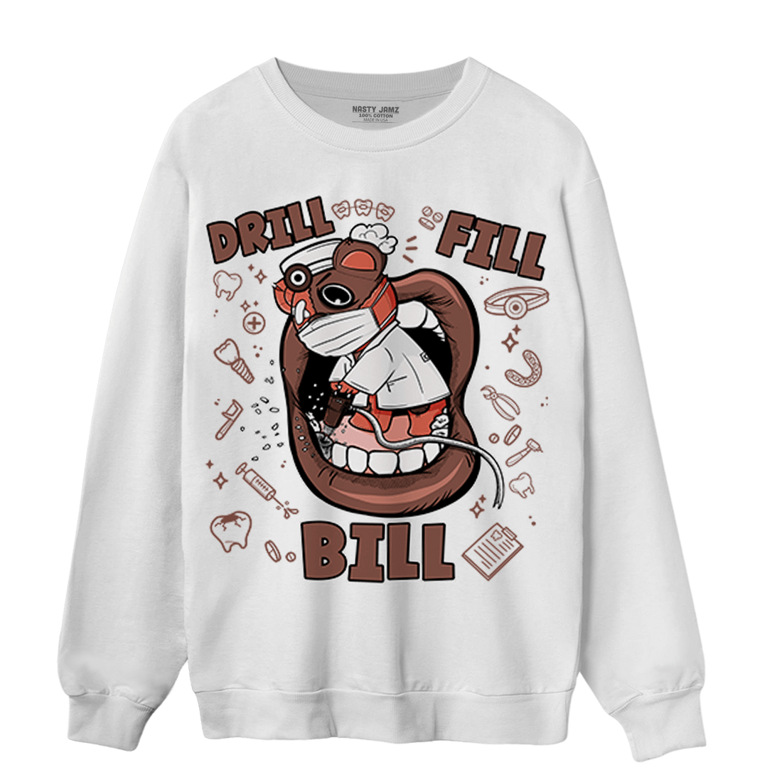 High OG Dusted Clay 1s Sweatshirt Match BER The Dentist - NastyJamz