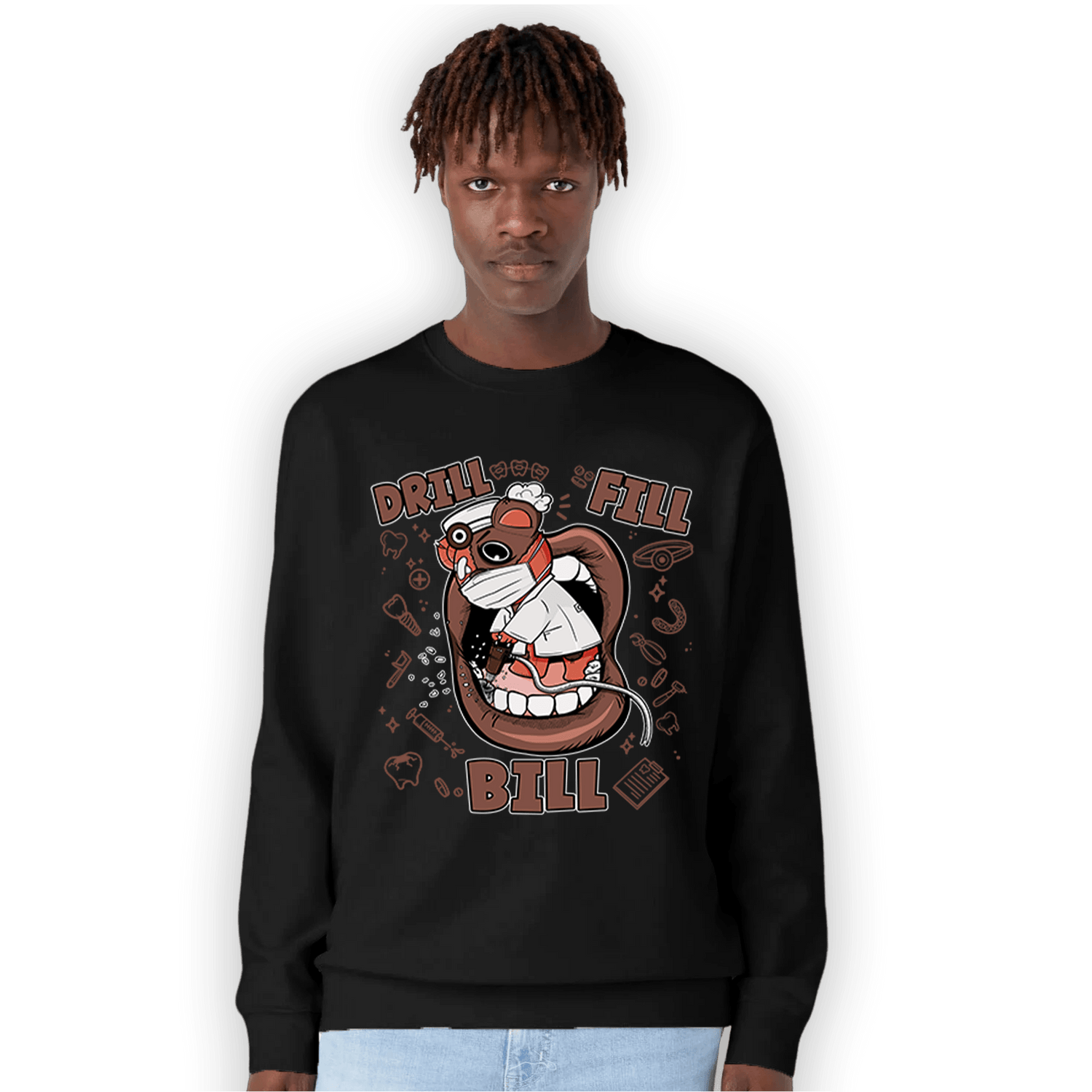 High OG Dusted Clay 1s Sweatshirt Match BER The Dentist - NastyJamz