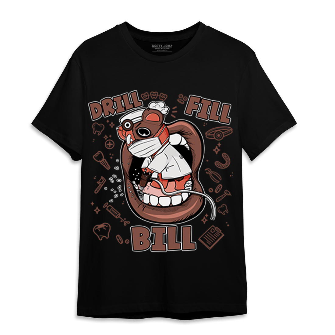 High OG Dusted Clay 1s T Shirt Match BER The Dentist - NastyJamz