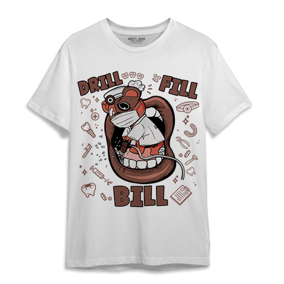 High OG Dusted Clay 1s T Shirt Match BER The Dentist - NastyJamz