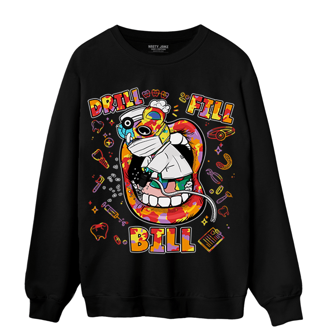 Mid GS Six Championships 1s Sweatshirt Match BER The Dentist - NastyJamz