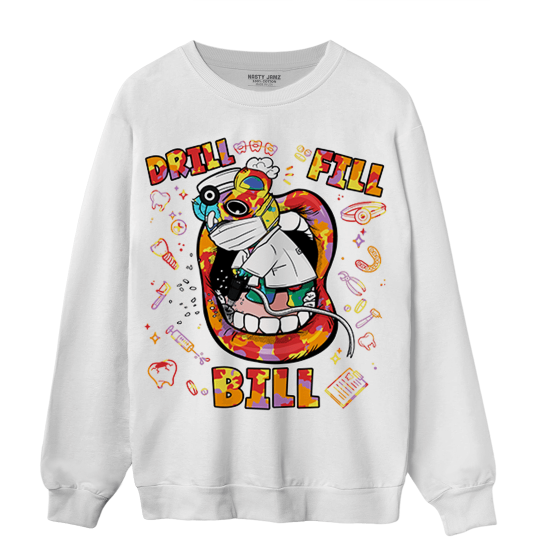 Mid GS Six Championships 1s Sweatshirt Match BER The Dentist - NastyJamz